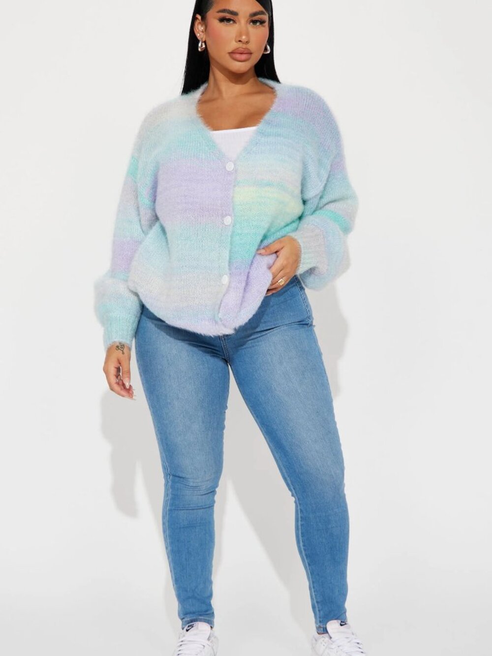 Adara Cardigan - Multi Color 1X - Picture 5 of 6